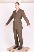  Photos Army Officer Man in uniform 1 20th century Army Officer a poses whole body 0002.jpg